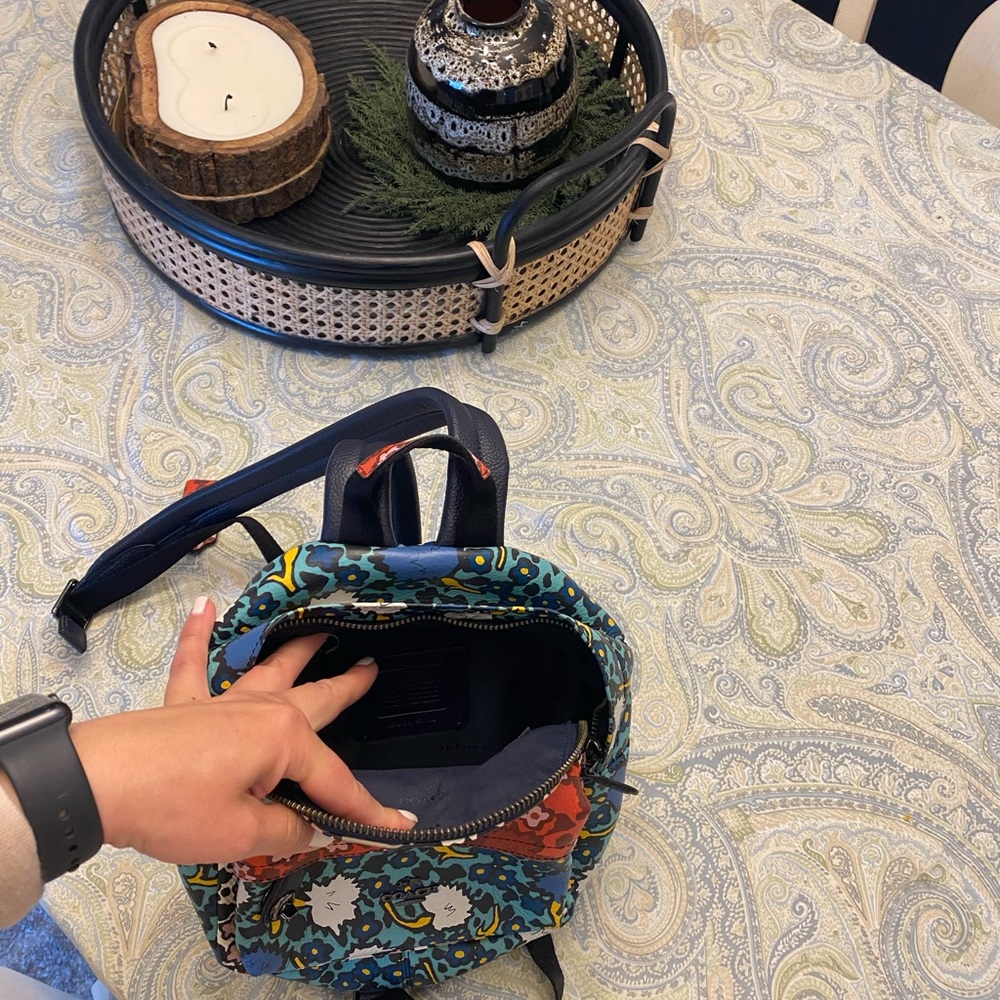 Multi Flower Mini Campus Backpack - image 6